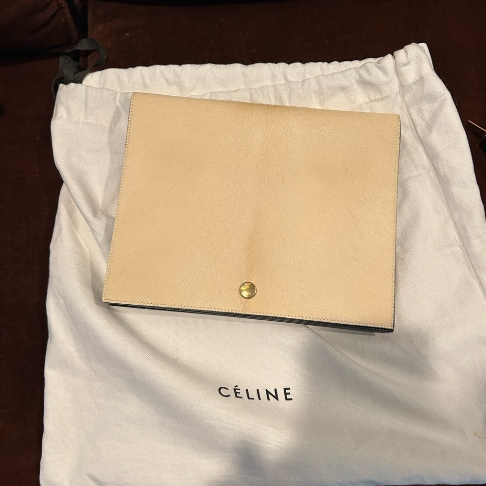 Céline Beige Clutch